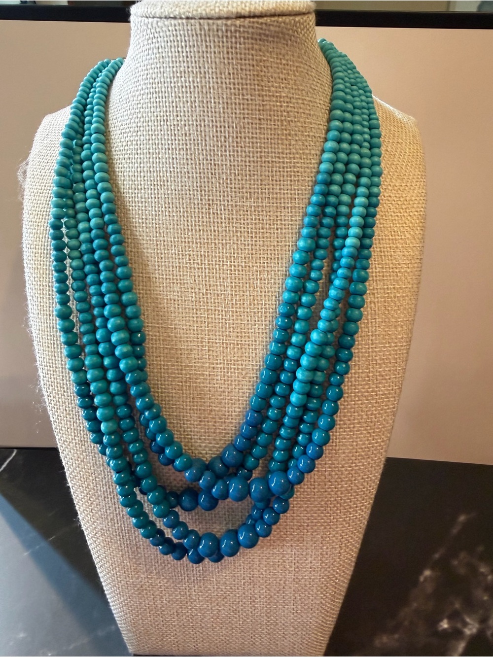 Park Lane “Dakota” Turquoise Multi-Strand Beaded Necklace - Women Jewelry